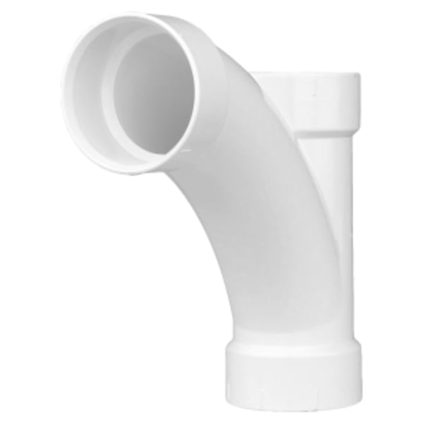 3" PVC DWV Combination Tee Wye - All Hub