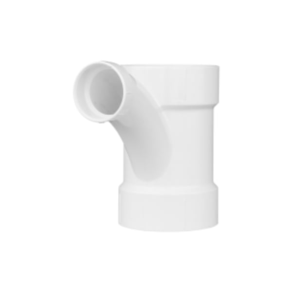 4" x 4" x 2" PVC DWV Combination Tee Wye - All Hub