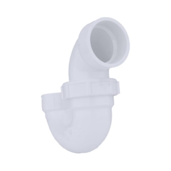 1-1/2" PVC DWV P-Trap with Union Joint - Hub x Hub