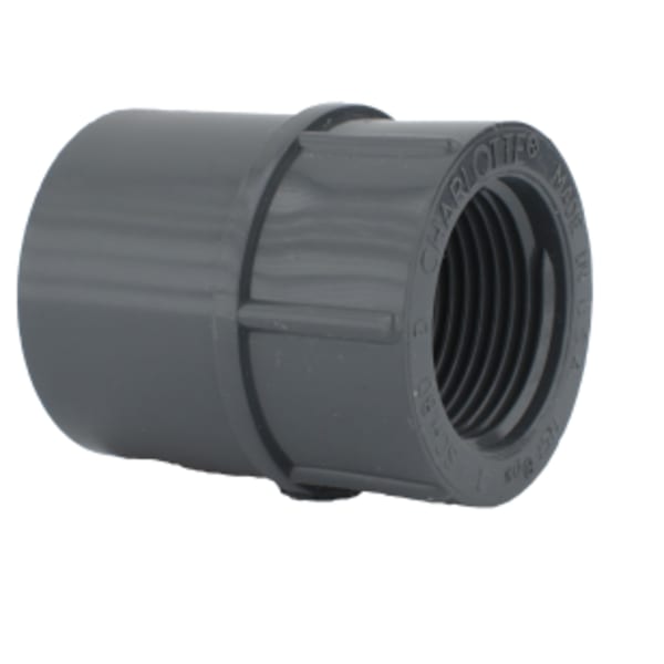 1" PVC SCH80 Female Adapter - Socket x FPT