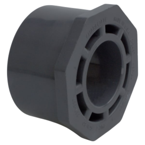 3" x 1-1/2" PVC SCH80 Bushing - Spigot x Socket