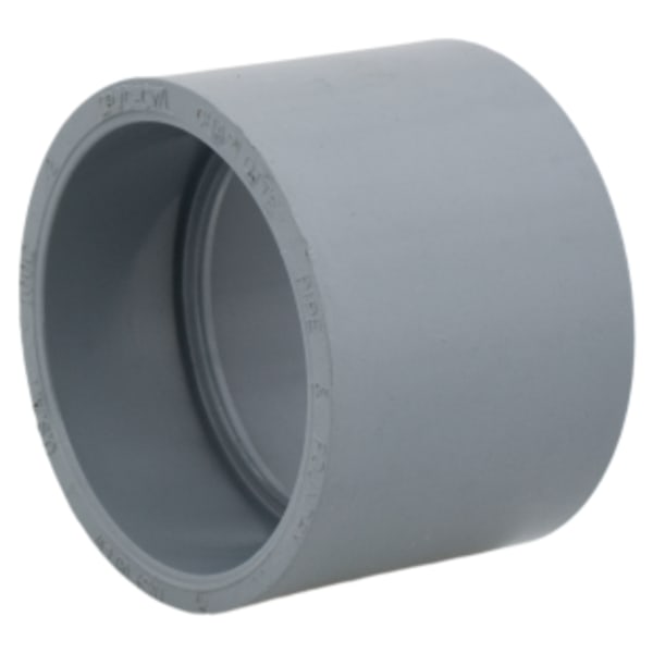 1-1/2" Coupling Hub x Hub CPVC Chemical Drainage Fitting