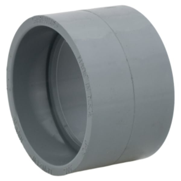 2" Coupling Hub x Hub CPVC Chemical Drainage Fitting