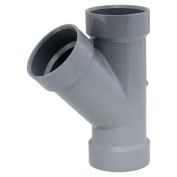 2" Wye All Hub CPVC Chemical Drainage Fitting