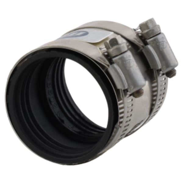 1-1/2" Transition Coupling Spigot x Spigot CPVC Chemical Drainage Fitting