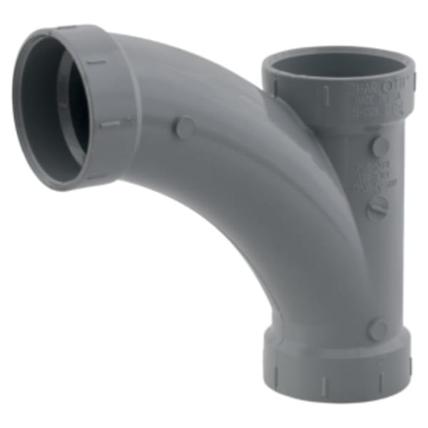 2" Combination Wye All Hub CPVC Chemical Drainage Fitting