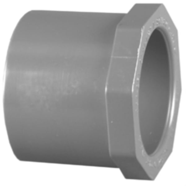 6" x 4" PVC SCH80 Bushing - Spigot x Socket