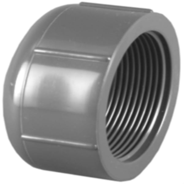 1" PVC SCH80 Cap - FPT