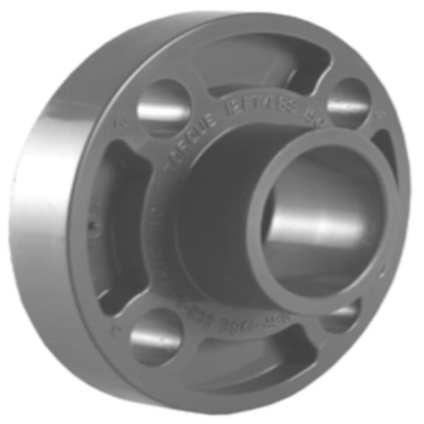 3/4" PVC SCH80 Flange - Socket