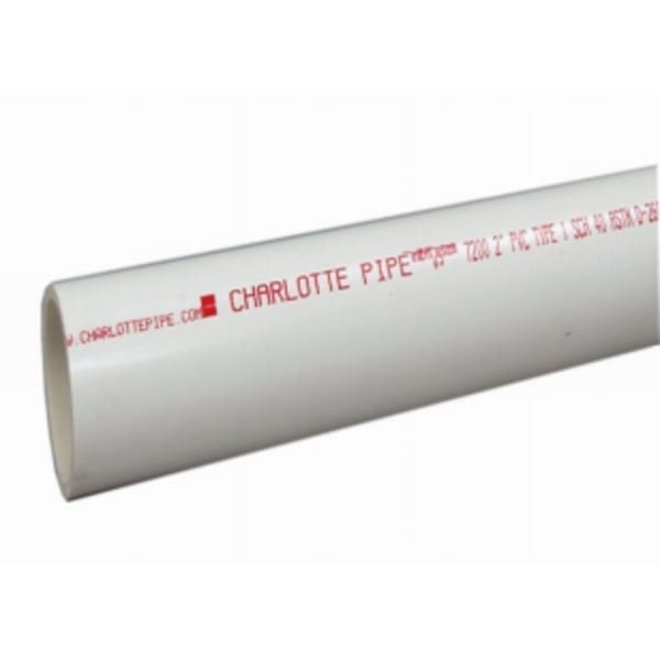 8" x 20' PVC SCH40 Plain End Pipe