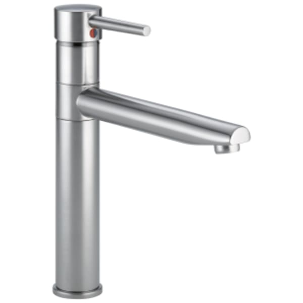 Delta Trinsic®: Single Handle Kitchen Faucet in Arctic Stainless