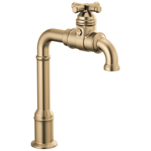 Delta Broderick™: True Bar Kitchen Faucet in Champagne Bronze