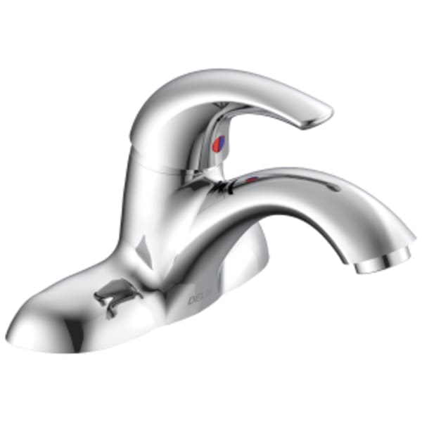 Delta Commercial 22C Single Handle Centerset Lavatory Faucet Less Pop-Up Chrome