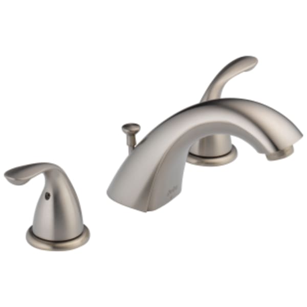 Delta Classic: Two Handle Widespread Bathroom Faucet in Stainless