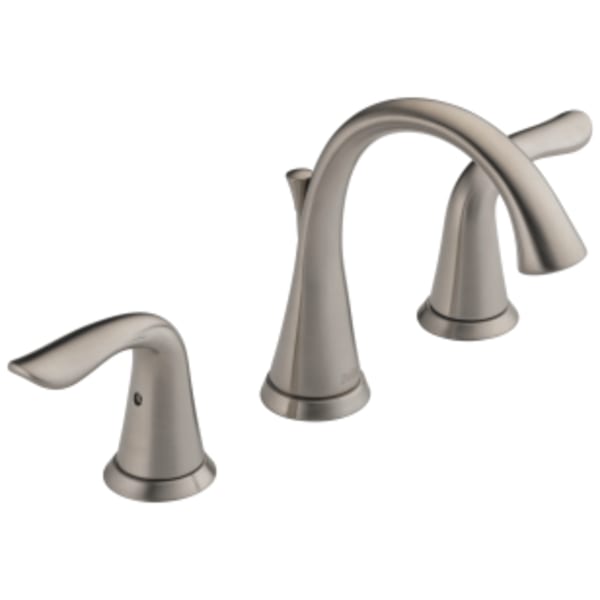 Delta Lahara®: Two Handle Widespread Bathroom Faucet in Stainless