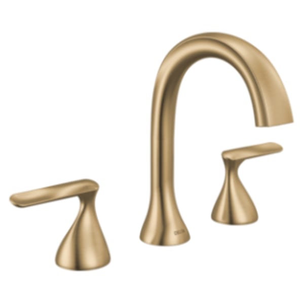 Delta Bonacci™ Two Handle Widespread Bathroom Faucet Lumicoat® Champagne Bronze