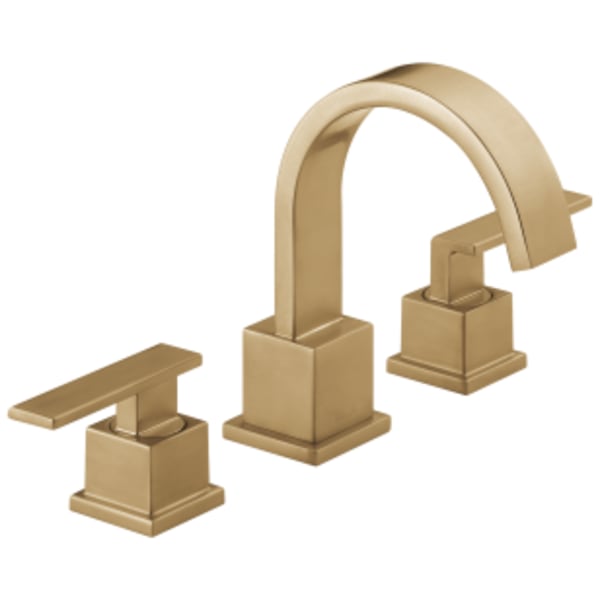 Delta Vero®: Two Handle Widespread Bathroom Faucet in Champagne Bronze