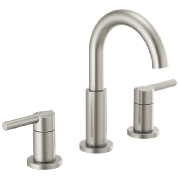 Delta Nicoli™: Two Handle Widespread Bathroom Faucet in Stainless