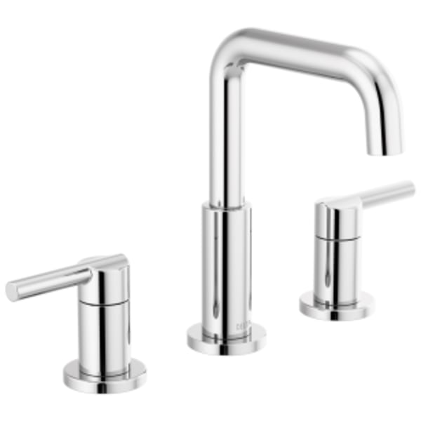 Delta Nicoli™: Two Handle Widespread Bathroom Faucet in Chrome