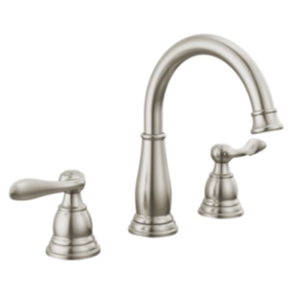 Delta Windemere® Two Handle Widespread Bathroom Faucet Brushed Nickel