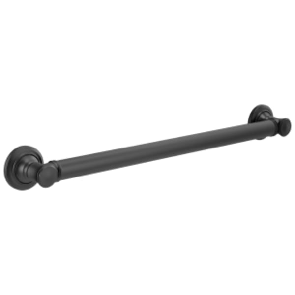 Delta Traditional Decorative ADA Grab Bar Matte Black