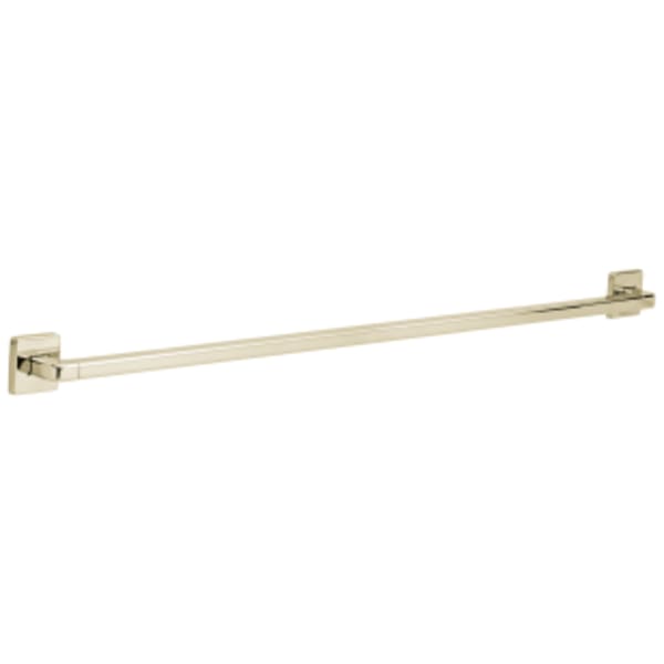 Delta BathSafety: Angular Modern Decorative ADA Grab Bar in Polished Nickel