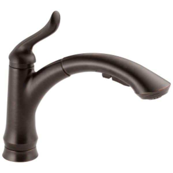Delta Linden™: Single Handle Pull-Out Kitchen Faucet in Venetian Bronze