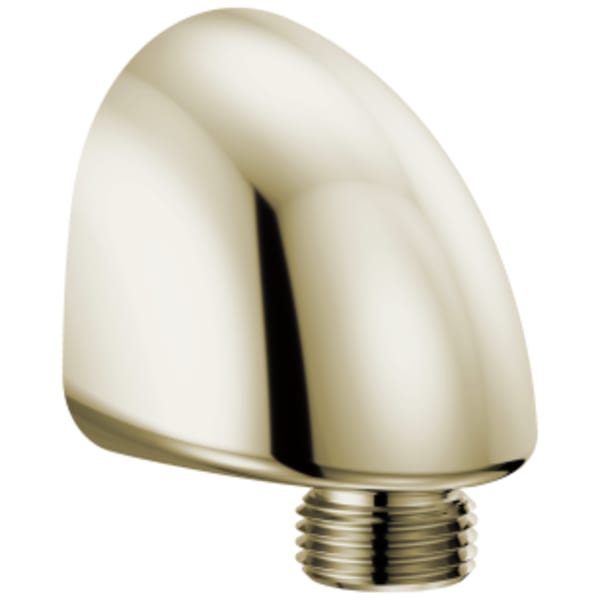Delta Universal Showering Components: Wall Elbow For Hand Shower in Lumicoat Polished Nickel