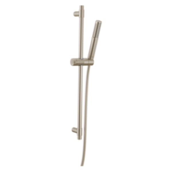 Delta Universal 2-Setting Handshower with ProClean™ Spray – Slide Bar Mount Lumicoat® Stainless