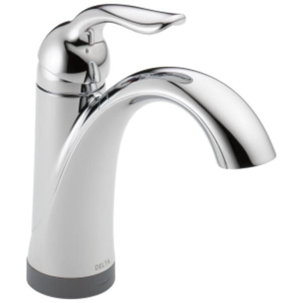Delta Lahara®: Single Handle Bathroom Faucet with Touch2O.xt® Technology in Chrome