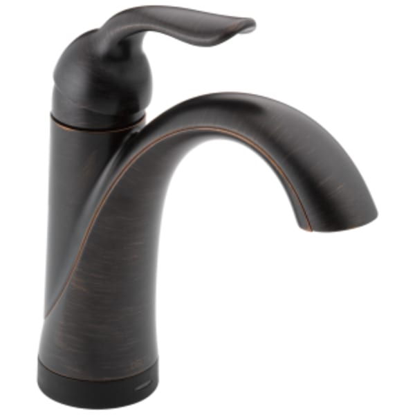 Delta Lahara®: Single Handle Bathroom Faucet with Touch2O.xt® Technology in Venetian Bronze