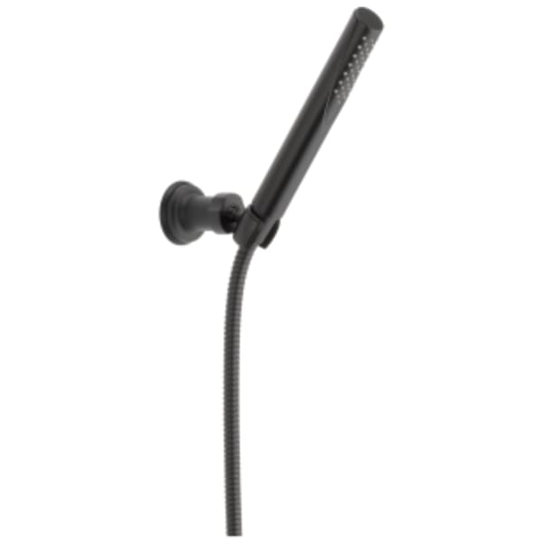 Delta Grail®: Premium Single-Setting Adjustable Wall Mount Hand Shower in Matte Black