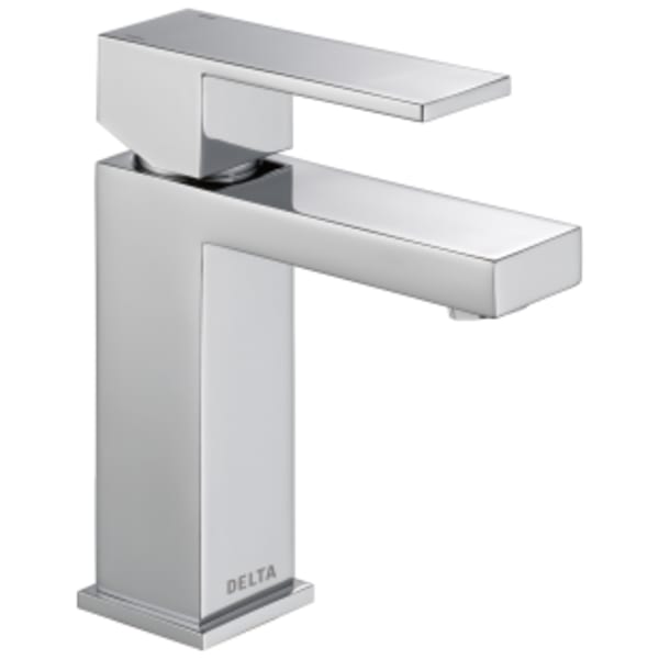 Delta Modern™: Single Handle Project-Pack Bathroom Faucet in Chrome