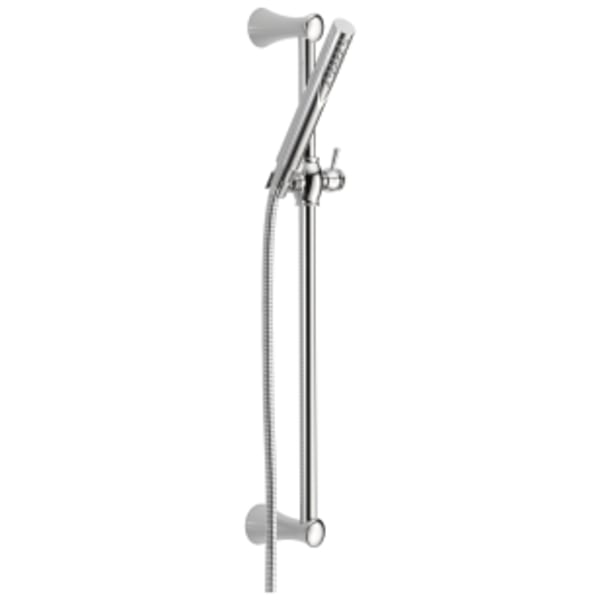 Delta Grail®: Premium Single-Setting Slide Bar Hand Shower in Chrome
