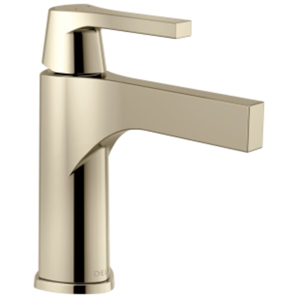 Delta Zura® Single Handle Bathroom Faucet Polished Nickel