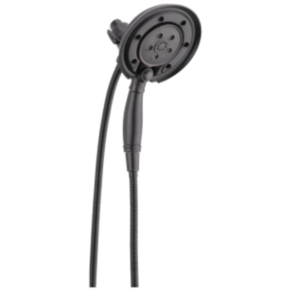 Delta Universal Showering Components: H2Okinetic® In2ition® 4-Setting Two-in-One Shower in Venetian Bronze