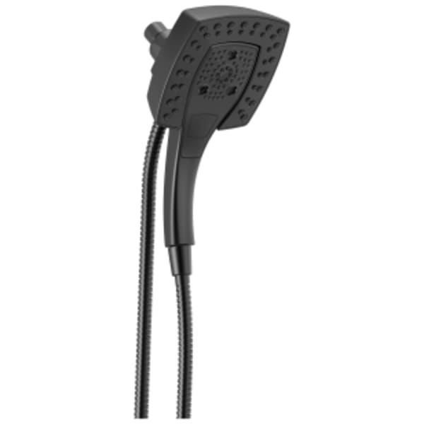 Delta Universal Showering Components: H2Okinetic® In2ition® 5-Setting Two-in-One Shower in Matte Black