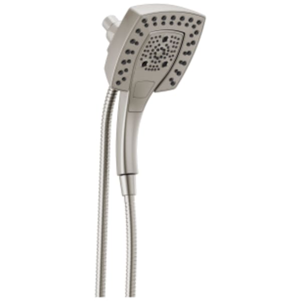 Delta Universal Showering Components: H2Okinetic® In2ition® 5-Setting Two-in-One Shower in Stainless