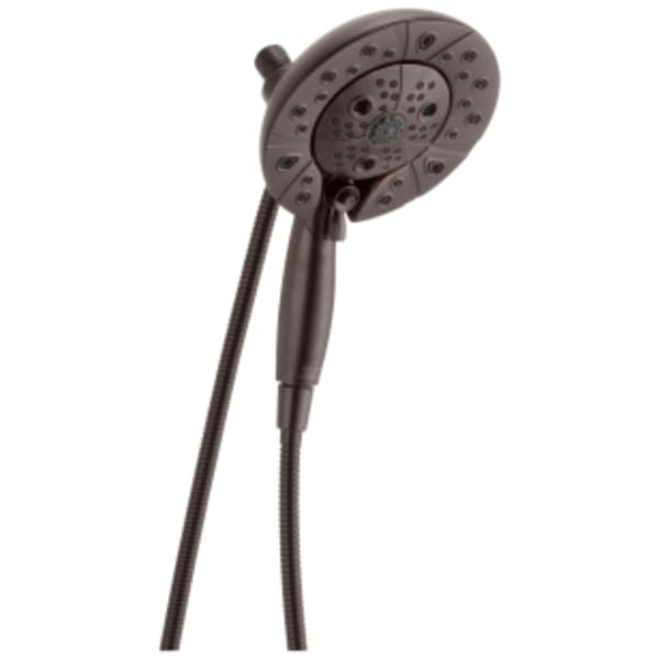 Delta Universal Showering Components: H2Okinetic® In2ition® 5-Setting Two-in-One Shower in Venetian Bronze