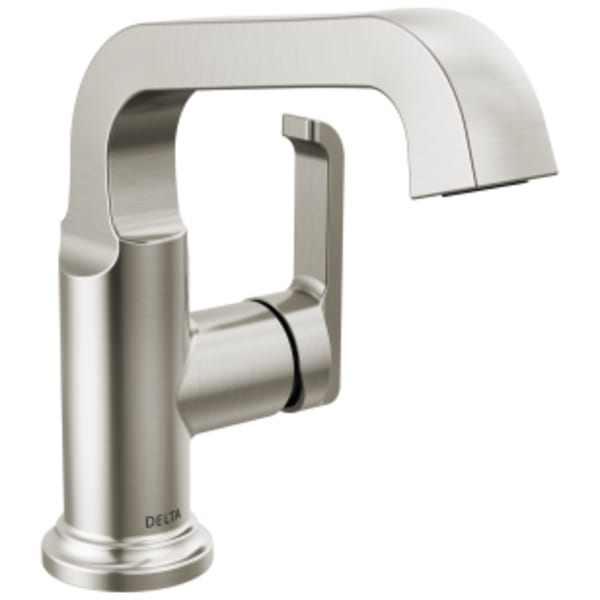 Delta Tetra™ Single Handle Bathroom Faucet Lumicoat® Stainless