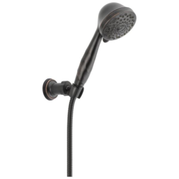 Delta Universal Showering Components: Premium 7-Setting Adjustable Wall Mount Hand Shower in Venetian Bronze