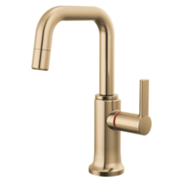 Brizo Kintsu® Instant Hot Faucet with Square Spout Lumicoat® Luxe Gold