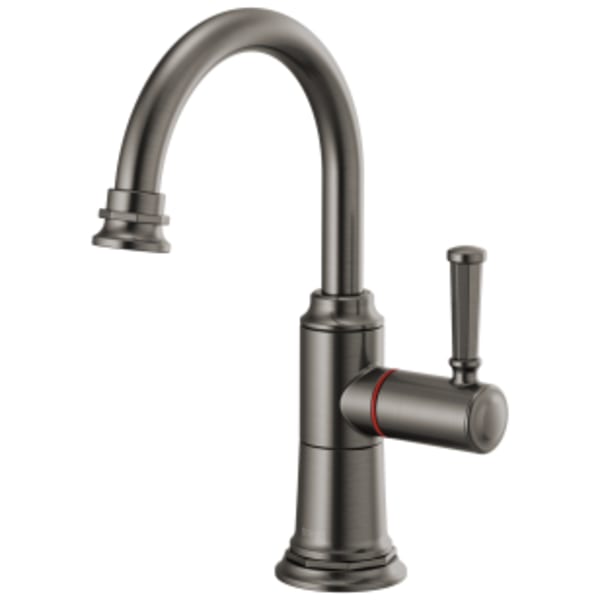 Brizo Rook®: Instant Hot Faucet with Arc Spout in Luxe Steel