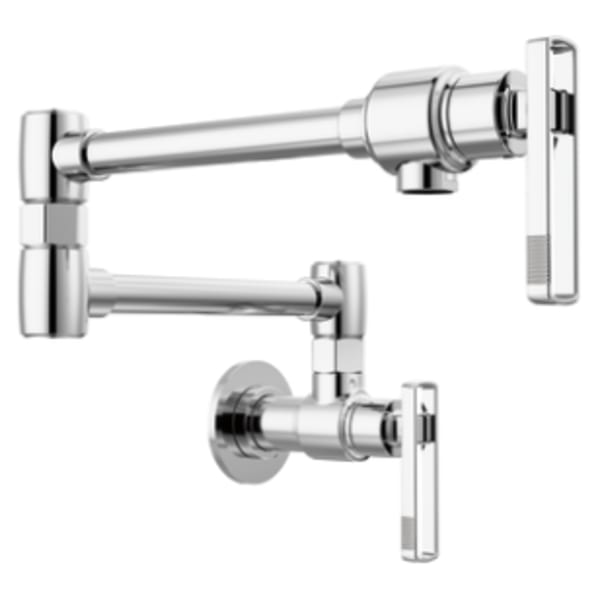 Brizo Kintsu® Wall Mount Pot Filler with Knob Handle Lumicoat® Chrome