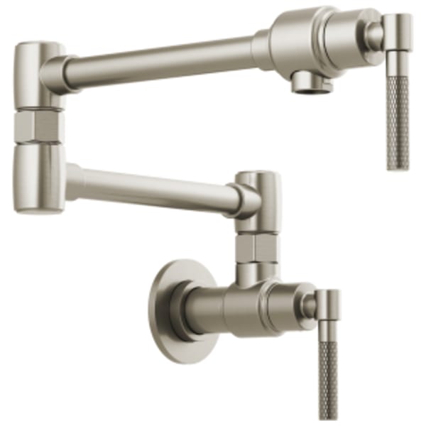 Brizo Litze® Wall Mount Pot Filler with Knurled Handle Kit Stainless