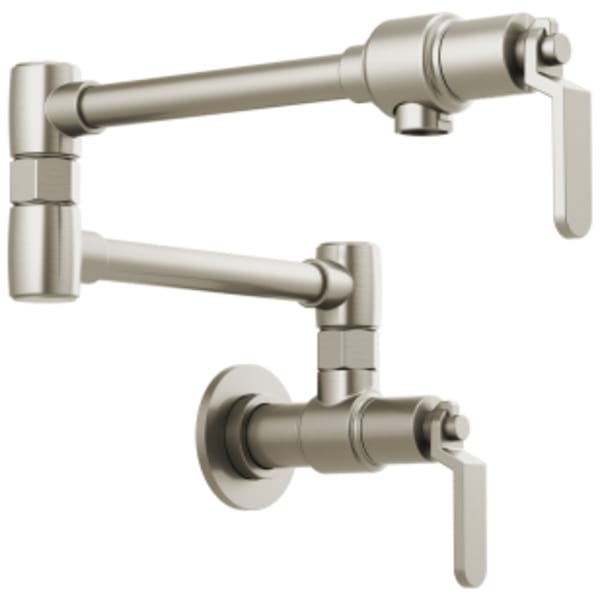 Brizo Litze® Wall Mount Pot Filler with Industrial Handle Kit Stainless