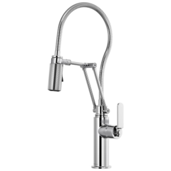 Brizo Litze®: Articulating Faucet With Finished Hose in Chrome