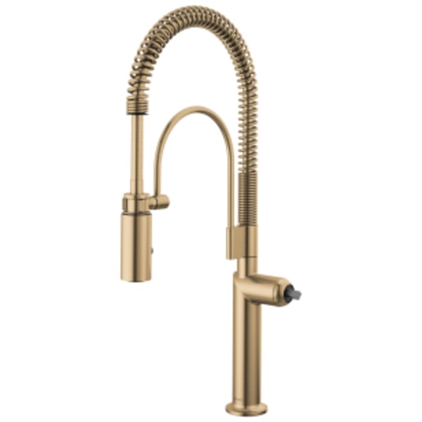 Brizo Odin®: Semi-Professional Kitchen Faucet - Less Handle in Luxe Gold