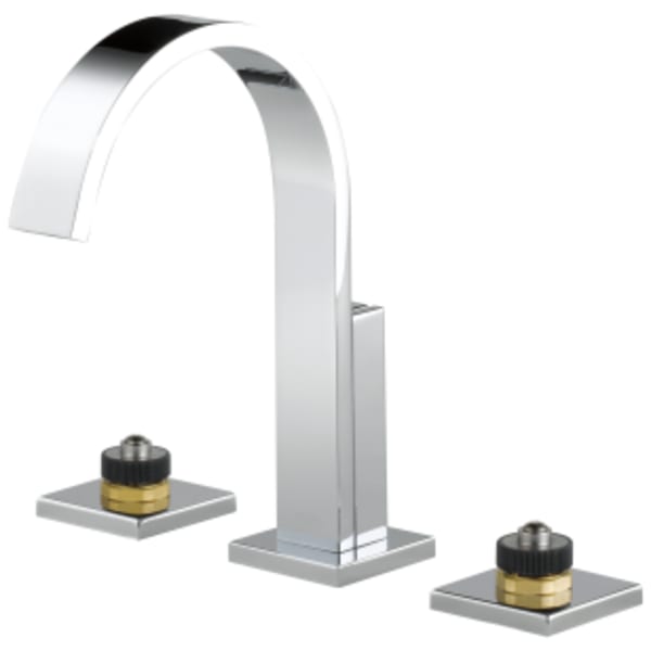Brizo Siderna®: Widespread Lavatory Faucet - Less Handles 1.2 GPM in Chrome