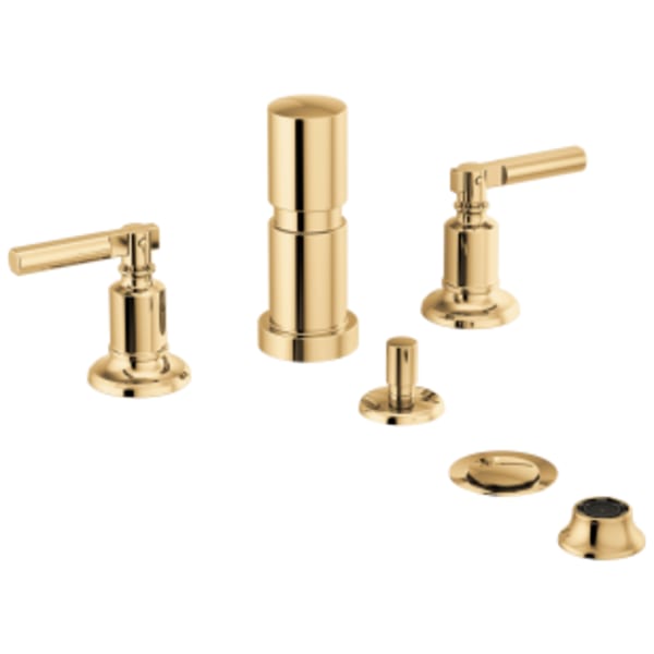 Brizo Invari®: Bidet in Polished Gold